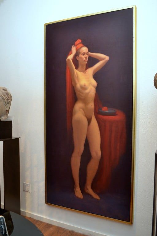 American Female Nude Portrait by Elias J. Rivera For Sale