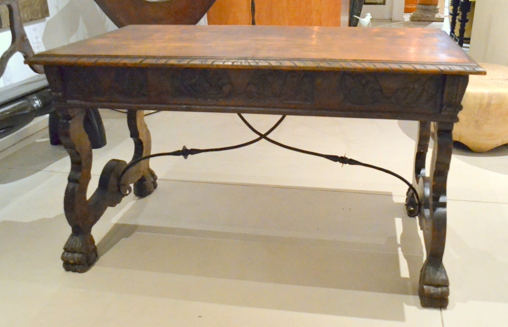 19th Century 19th c. Spanish Colonial Revival Table/Desk