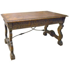19th c. Spanish Colonial Revival Table/Desk