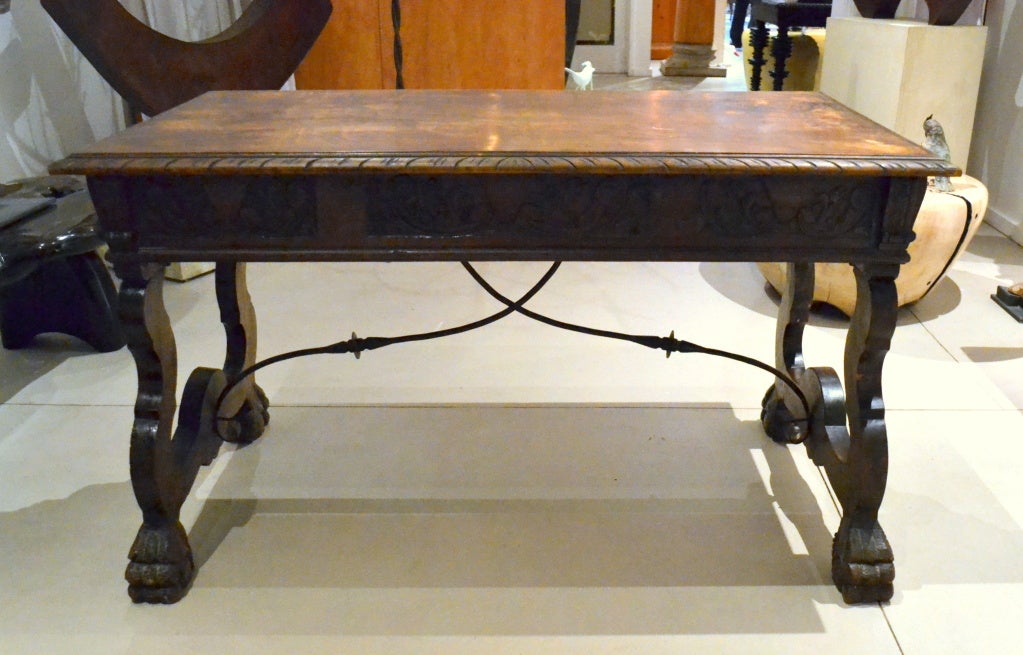19th c. Spanish Colonial Revival Table/Desk 5