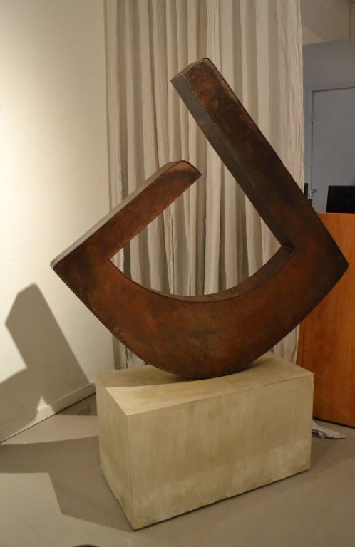 Abstract Steel Sculpture by Scott Donadio In Excellent Condition In Cathedral City, CA