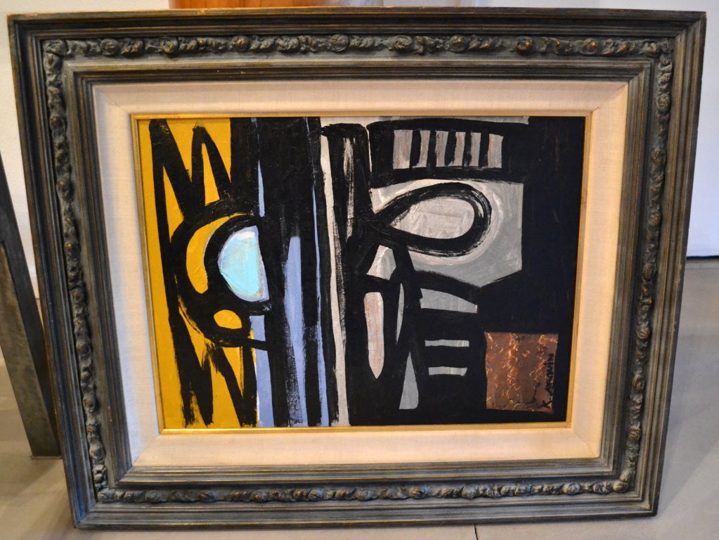 American Abstract  Expressionist Painting by Ken Joaquin