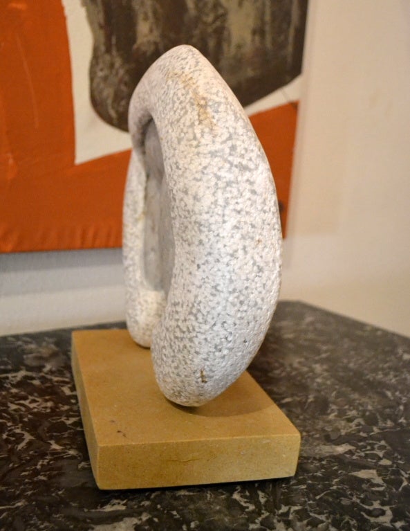 Abstract Alabaster Sculpture by Scott Donadio