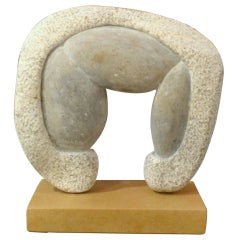 Used Abstract Alabaster Sculpture by Scott Donadio