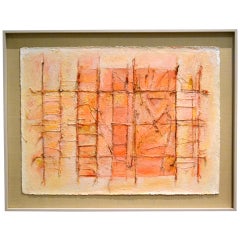Mid-Century Abstract on Paper by Jacqueline Freedman