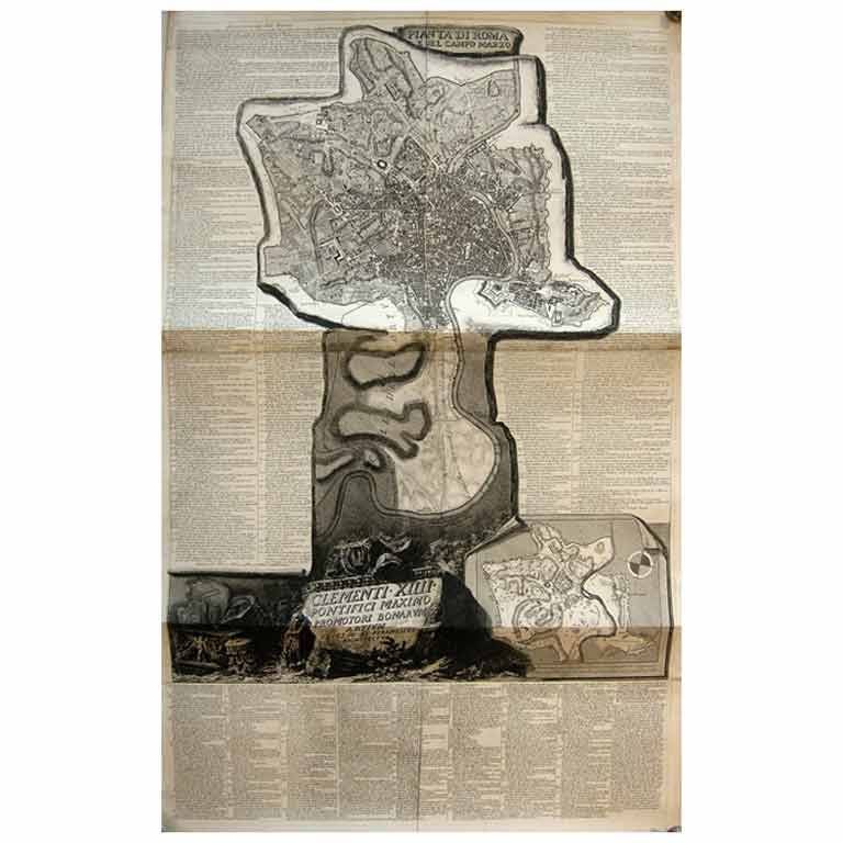 Pianta di Roma e del Campo Marzio by G.B. Piranesi For Sale