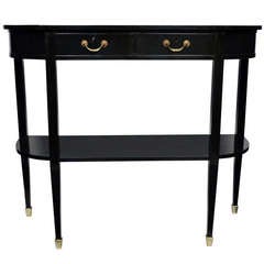 French Directoire Style Rosewood Console Table