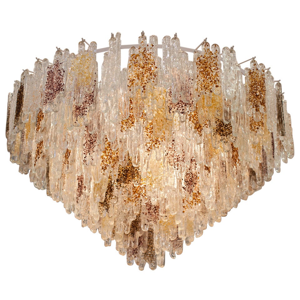 Murano Glass Chandelier by Fratelli Toso