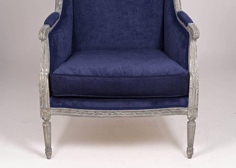 Louis XVI Hand Carved Bergere 2