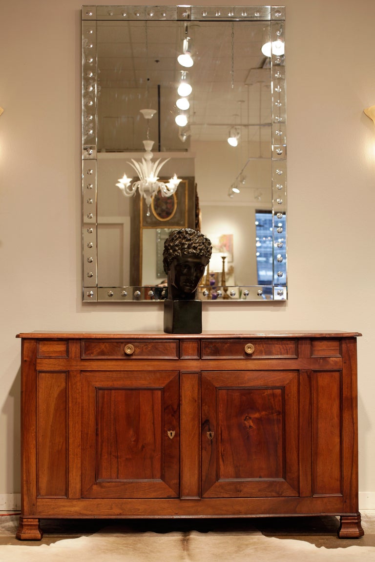 Louis Philippe Solid Walnut Buffet Enfilade