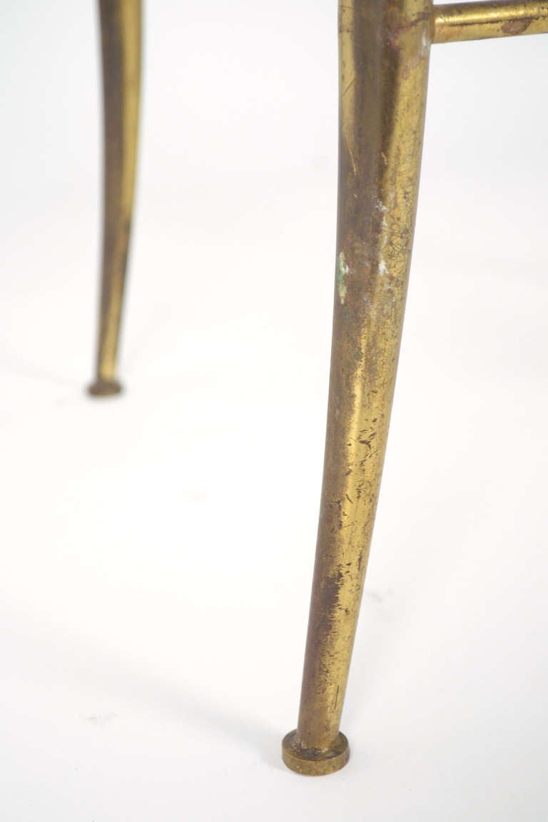 Vintage Pair of Brass Chiavari Chairs 5
