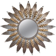 Spanish Antique Sunburst Mirror