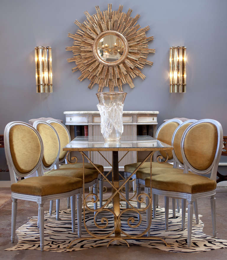 Louis XVI Style Set of 6 Dining Chairs