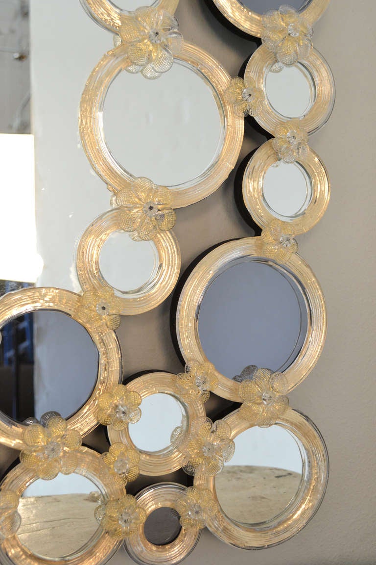 Magnificent Venetian Glass Mirror 1