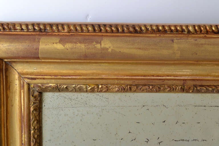 French Louis XVI Gold Leafed Mirror 2