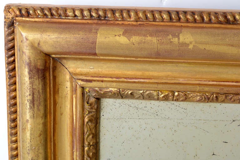 French Louis XVI Gold Leafed Mirror 4