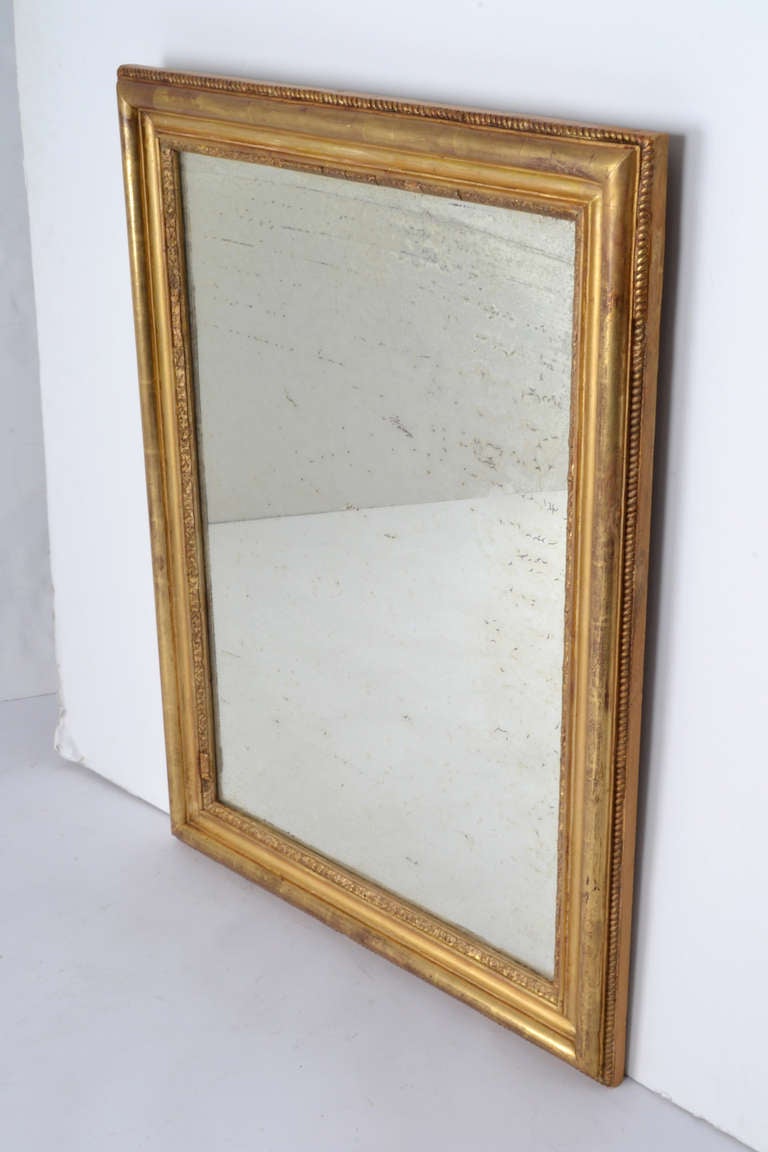 French Louis XVI Gold Leafed Mirror 5
