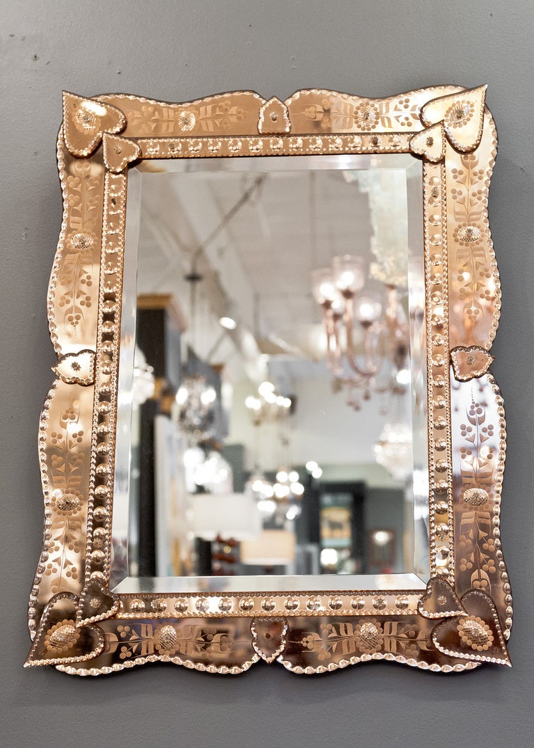 Venetian Mirror with Copper Mirror Frame 5