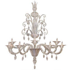 Murano Glass Chandelier by Salviati