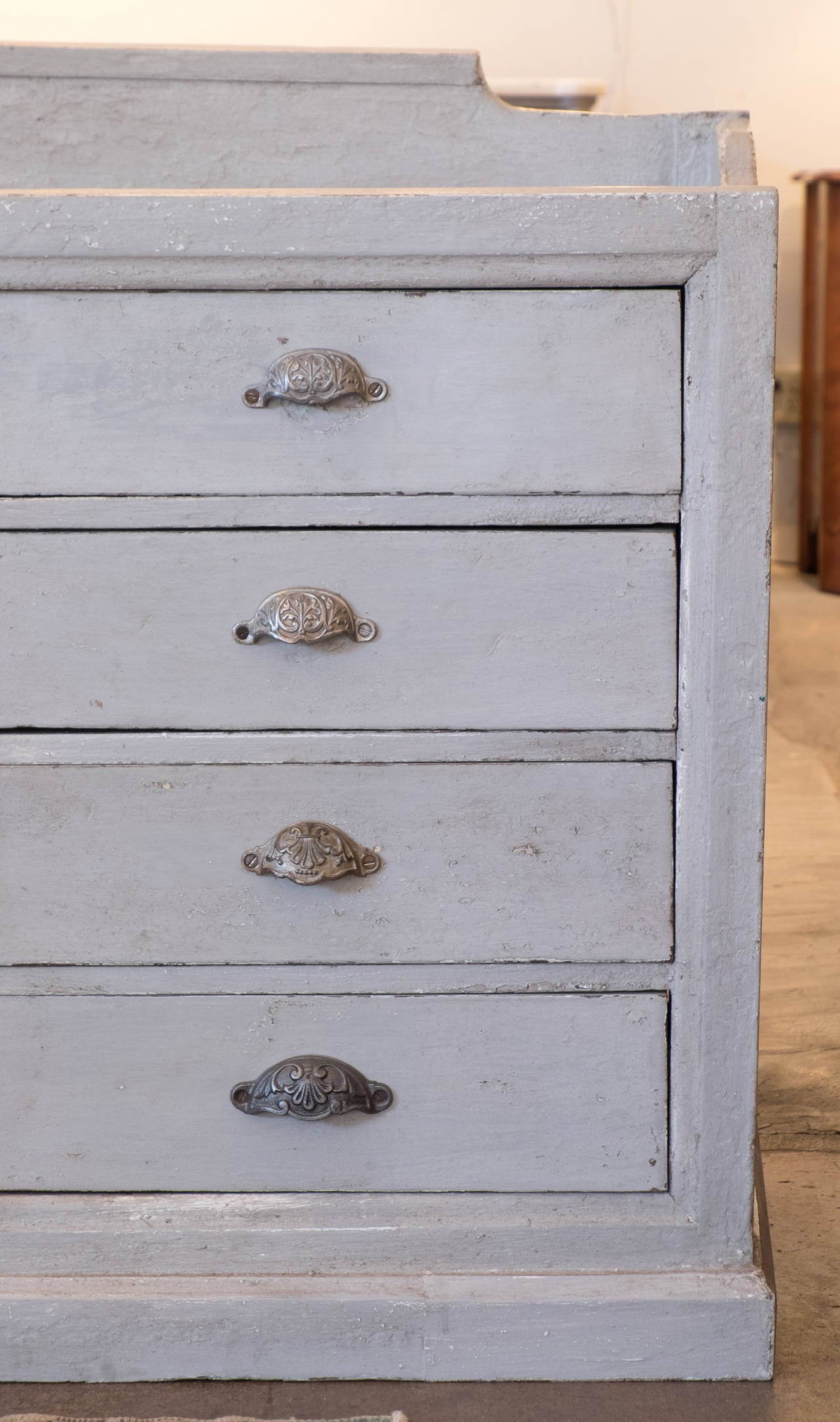 Antique French Haberdashery Cabinet with 24 Drawers 1