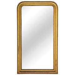 French Period Louis Philippe Gold Leaf Mirror