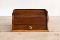 Antique Walnut Cigar Box