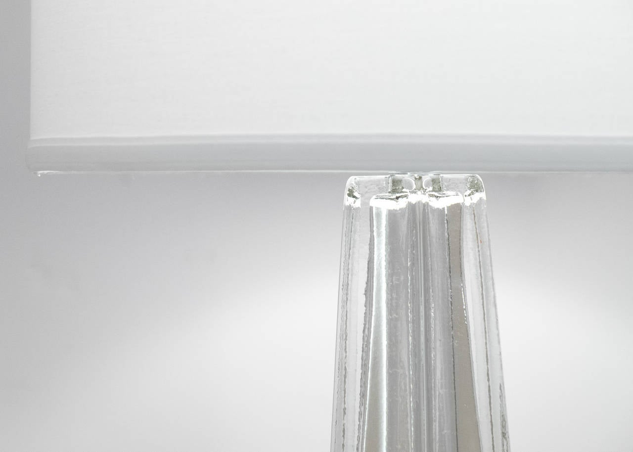 Murano-Quecksilberglas, Tischlampen-Paar (Moderne) im Angebot