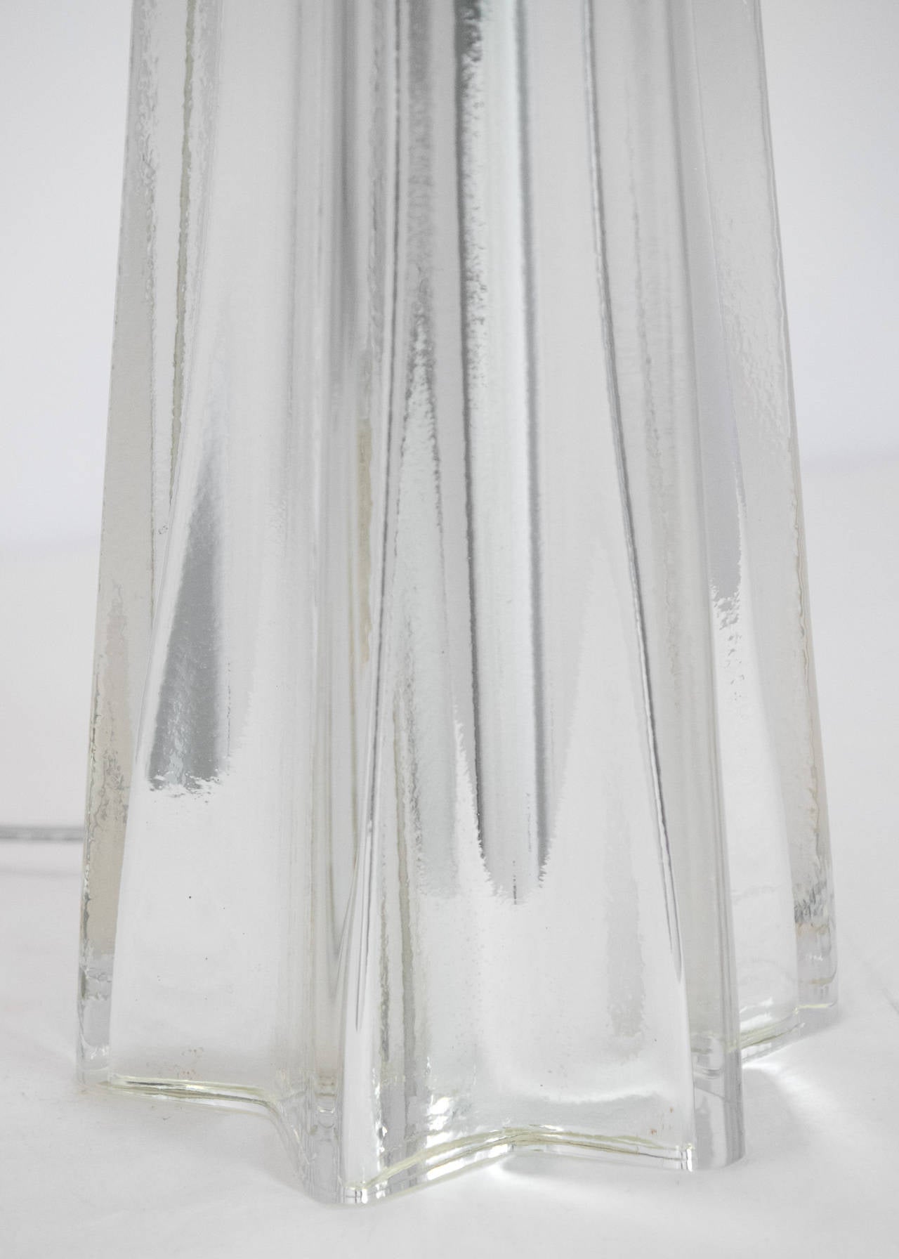 Murano Mercury Glass, Pair of Table Lamps For Sale 1