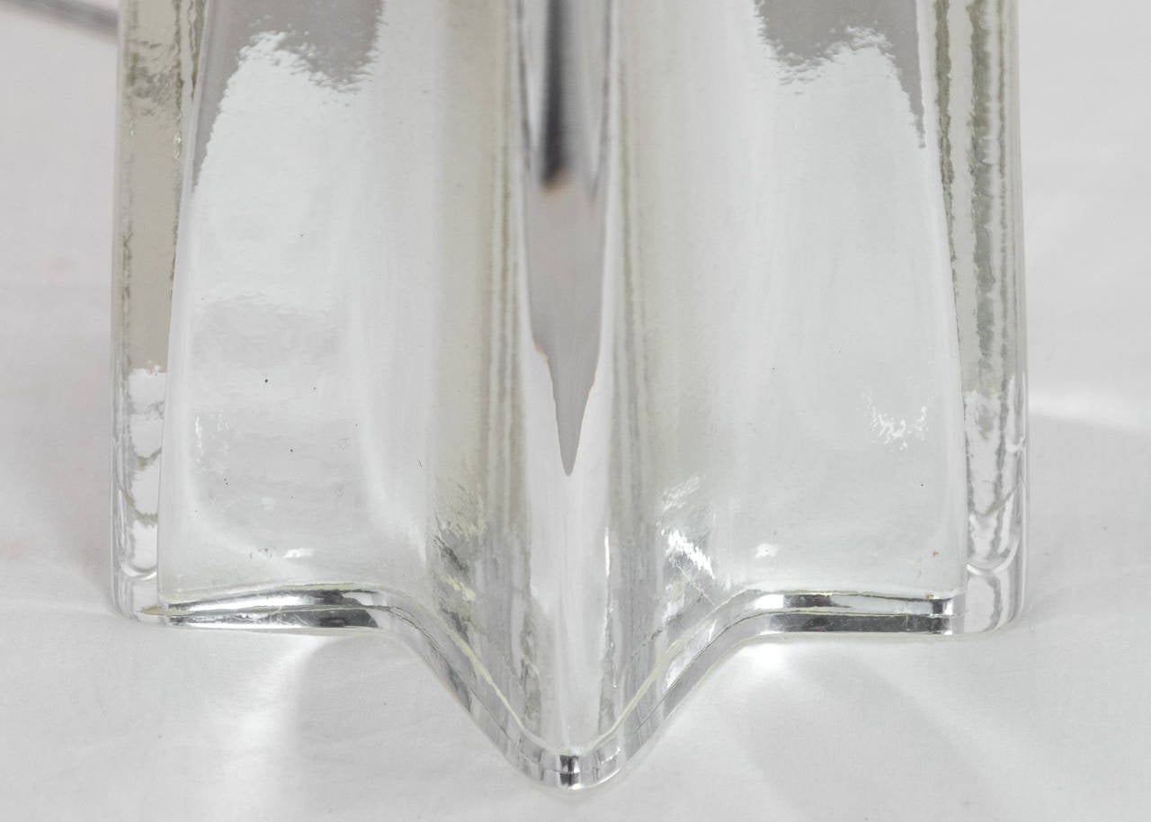 Murano Mercury Glass, Pair of Table Lamps For Sale 3
