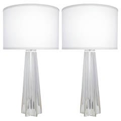 Murano Mercury Glass, Pair of Table Lamps 9