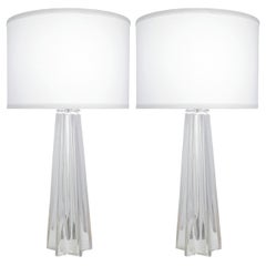 Murano Mercury Glass, Pair of Table Lamps