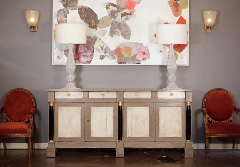 French Empire Style Painted Buffet