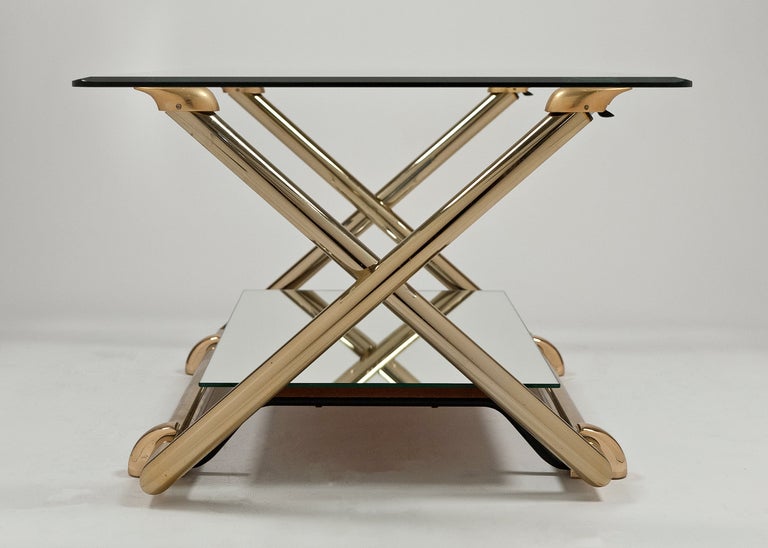 Mid-Century Modern Vintage Adjustable Height Coffee Table