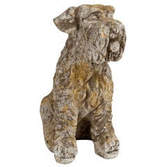 Vintage Stone Dog