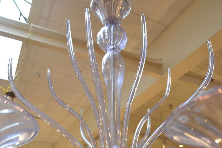 Alexandrite Murano Glass Chandelier 1