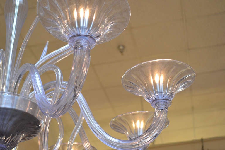 Alexandrite Murano Glass Chandelier 3