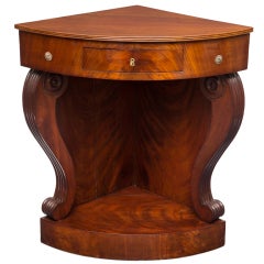 Rare French Restoration Period Corner Console
