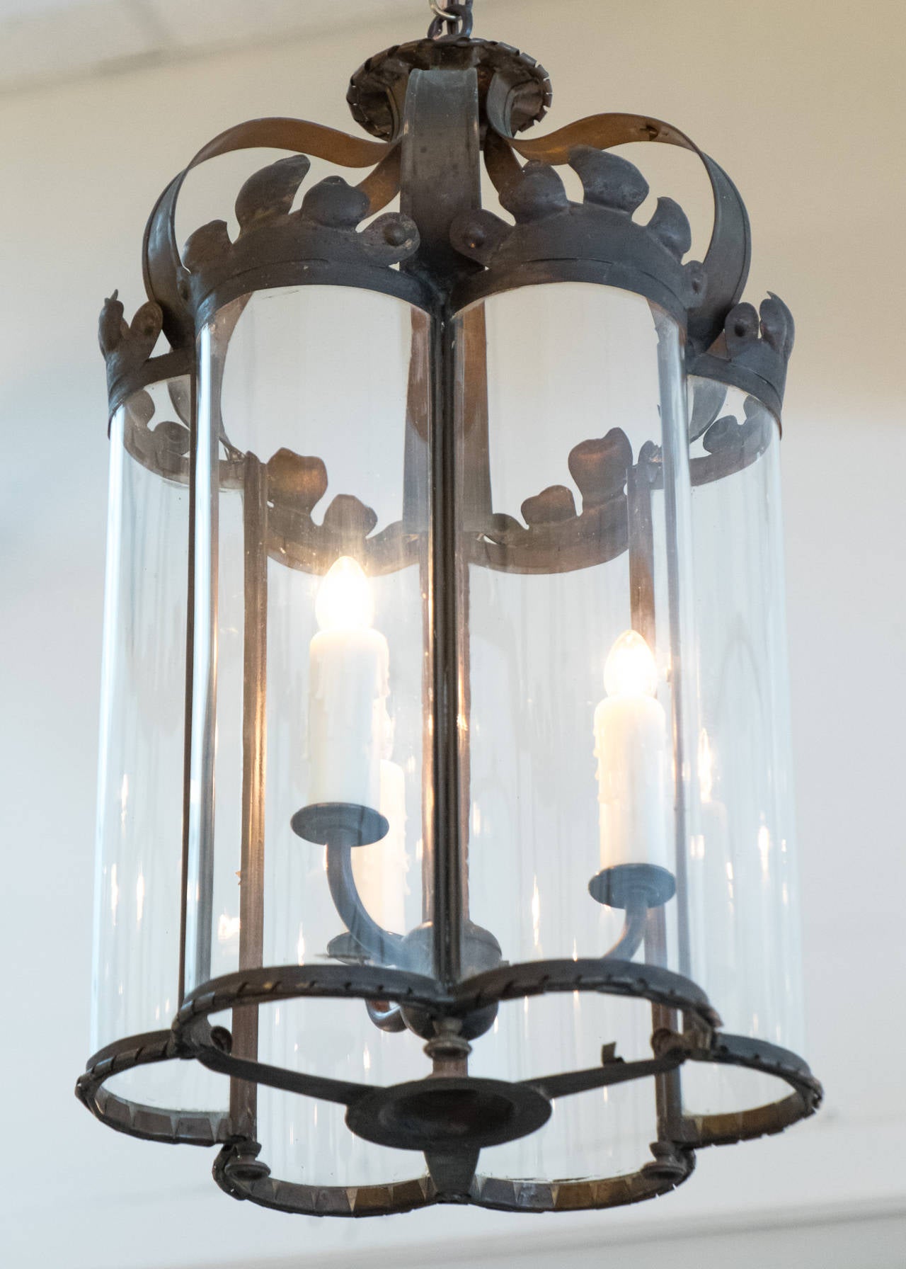 Gothic Revival Rare French Antique 19th Century Lantern