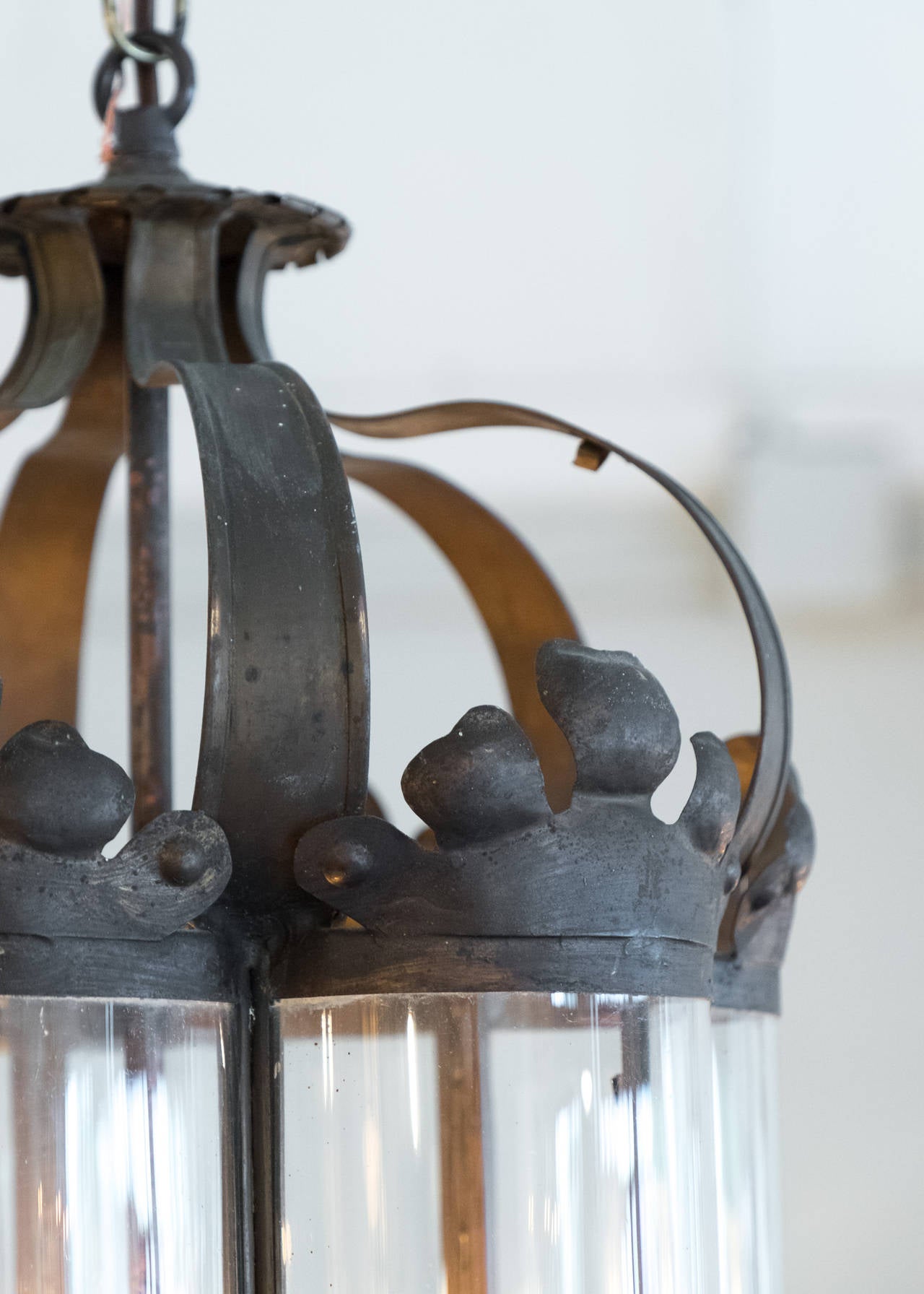 Brass Rare French Antique 19th Century Lantern