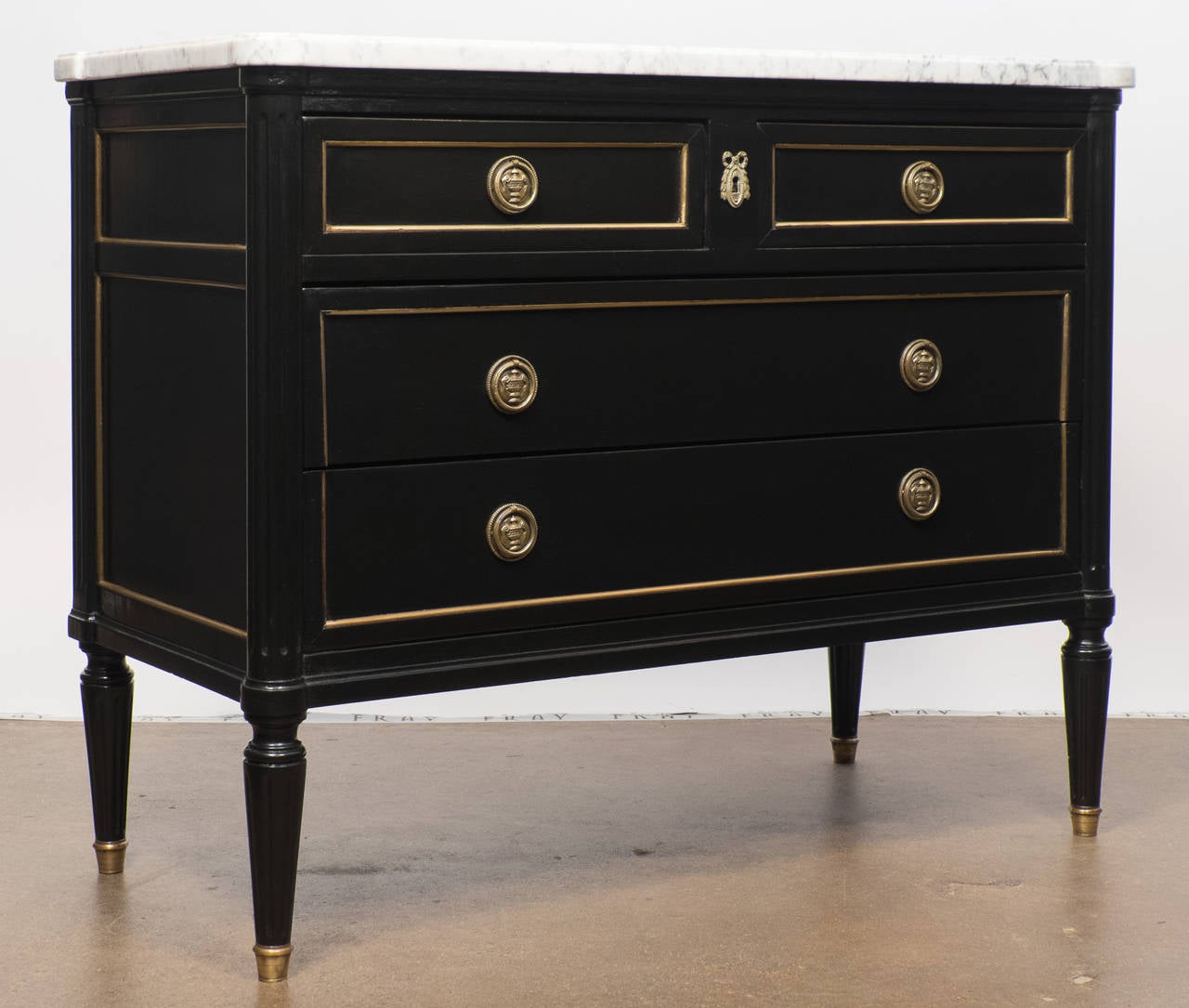 Charming Antique French Louis XVI Chest of Drawers In Good Condition In Austin, TX