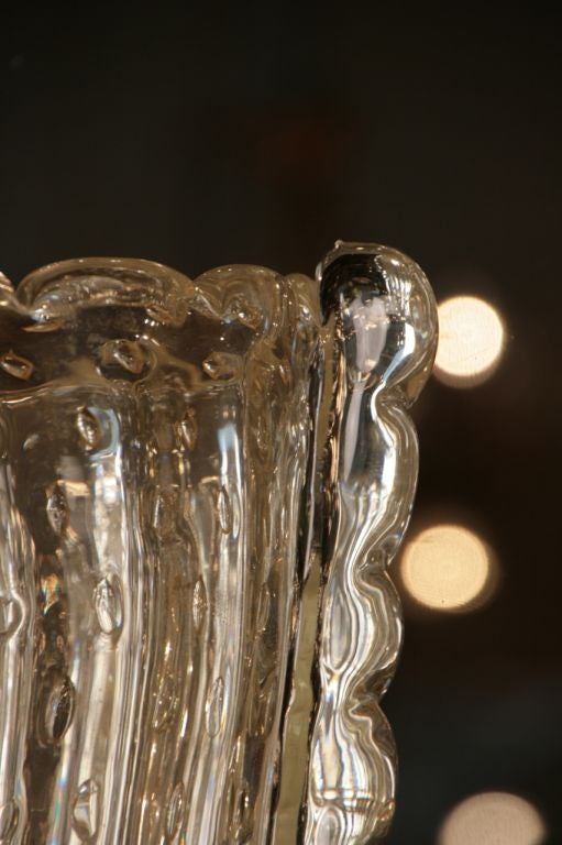 20th Century Pair of Italian Vintage Murano Glass Lamps