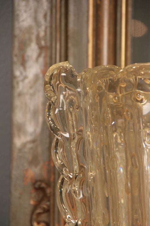 Pair of Italian Vintage Murano Glass Lamps 1
