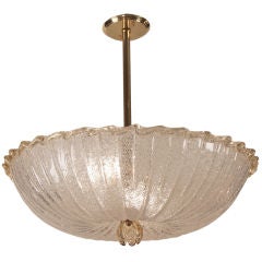 Italian Vintage Murano Glass Ceiling Fixture
