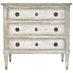 French Directoire Style Painted Chest of Drawers