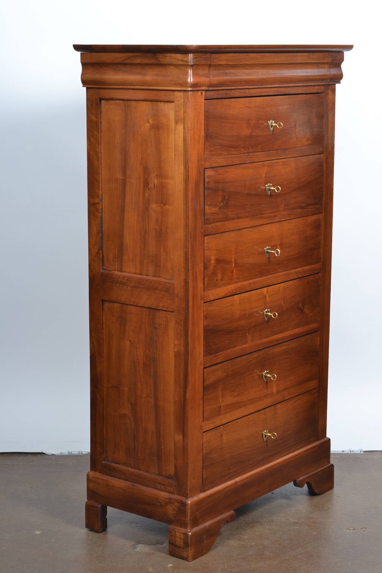 French Louis Philippe Walnut Semainier