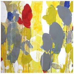 "Leaves in Yellow II" Painting by Meredith Pardue