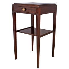 French Art Deco Period Rosewood Side Table