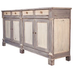 French Directoire Hand Painted Grand Buffet