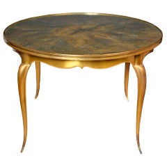 French Art Deco Period solid brass Coffee Table