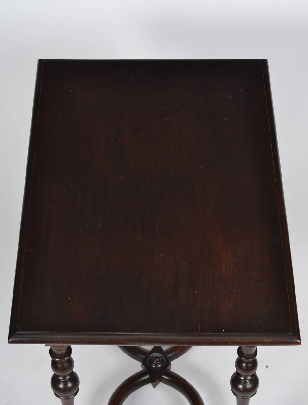 French Louis XIII Style Walnut Writing Table In Good Condition In Austin, TX